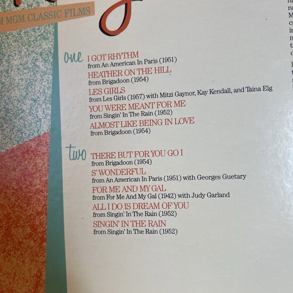 Best Of Gene Kelly LP MGM 1987 MCA Records ‎ MCA-25166 Ultrasonic Clean VG+ - Picture 3 of 6